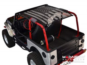 Jeep Wrangler TJ SW1 - Tactical Flag Distressed Jeep Wrangler TJ SW1 - Tactical Flag Distressed